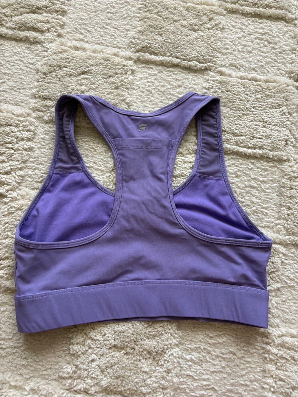 Fabletics Lavender Racerback Sports Bra - Picture 2 of 2